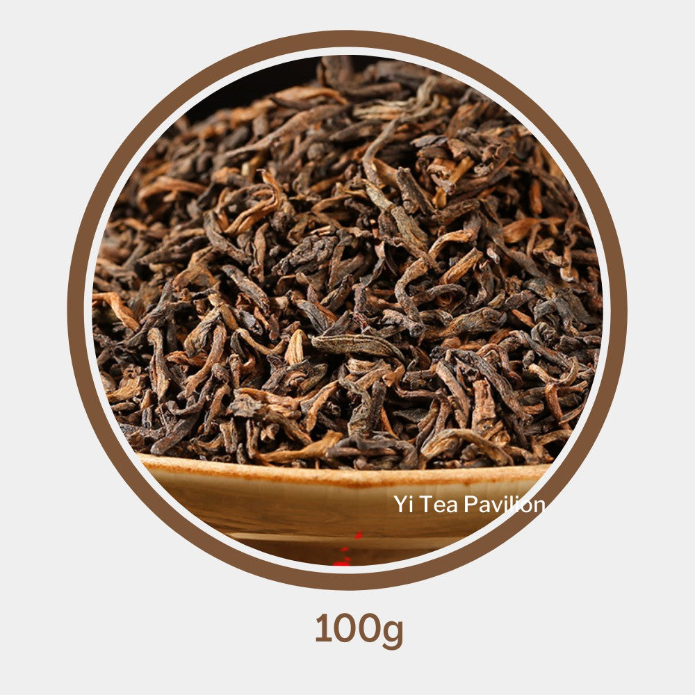PUER LOOSE TEA LEAVES | Yunnan Menghai | Aged Pu-er | Shou Puer | Chinese Tea 云南勐海熟普洱散茶 | 100g 200g