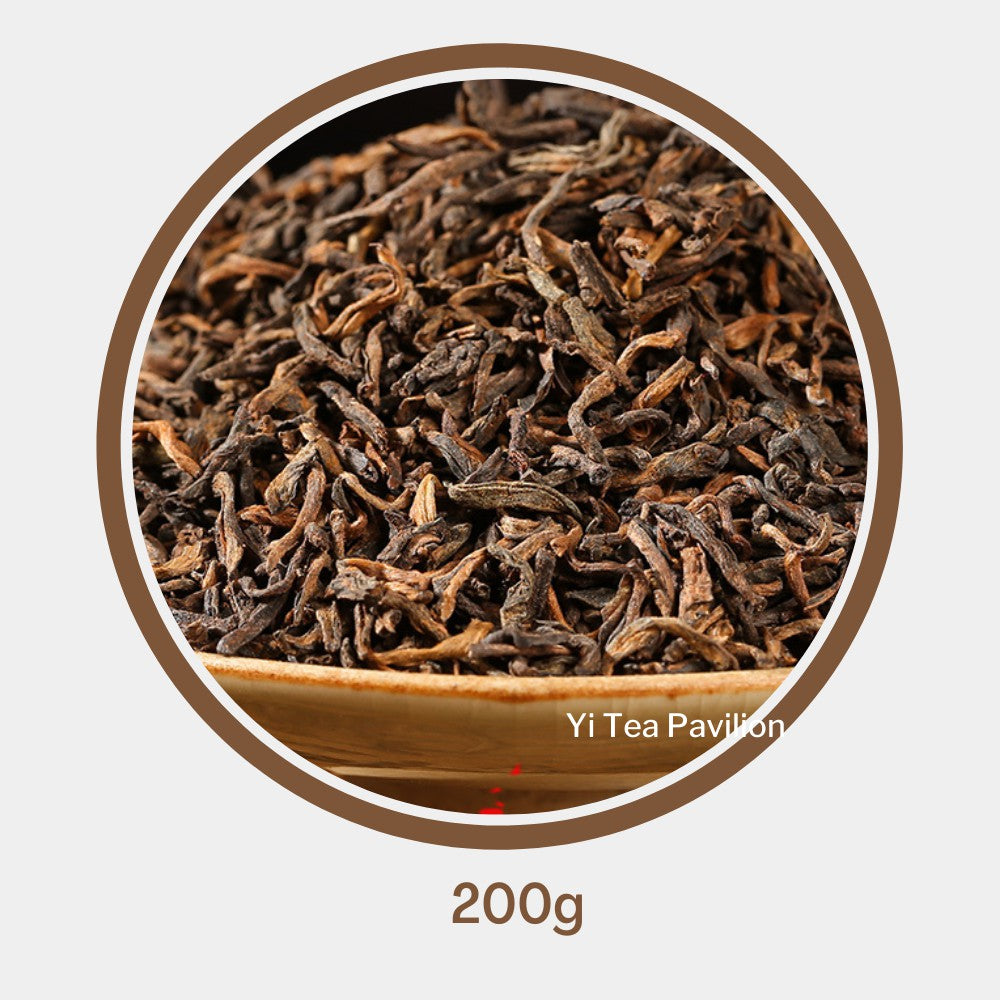 PUER LOOSE TEA LEAVES | Yunnan Menghai | Aged Pu-er | Shou Puer | Chinese Tea 云南勐海熟普洱散茶 | 100g 200g