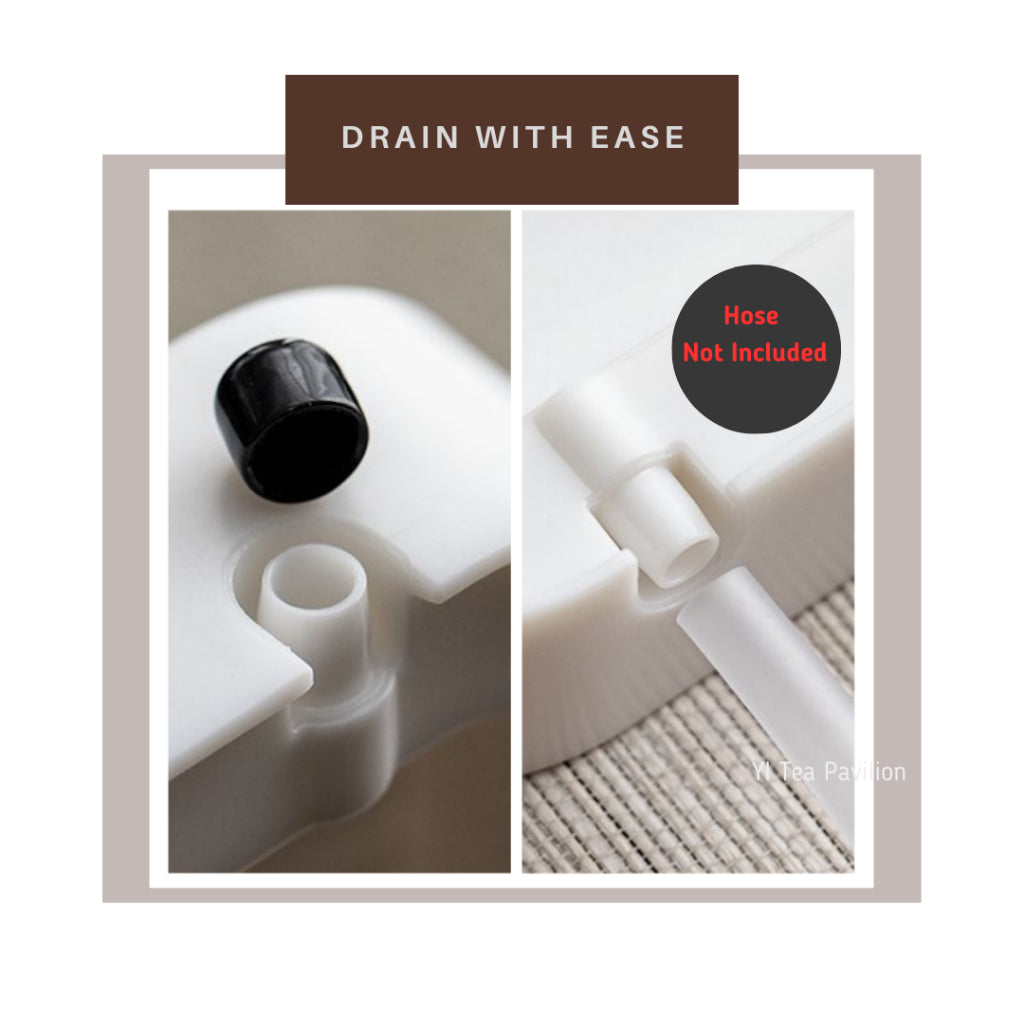 Modern Zen Tea Tray – Minimalist Elegance with Practical Drainage 简约禅意茶盘|现代茶生活的理想之选