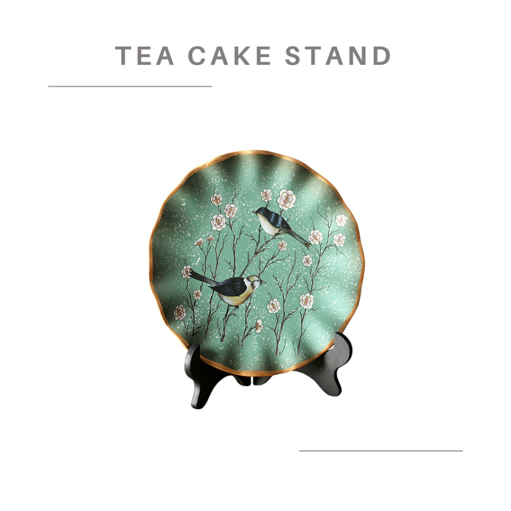Versatile Tea Cake/Display Stand - Sturdy Wood or Lightweight Synthetic Options 多功能茶饼/展示架