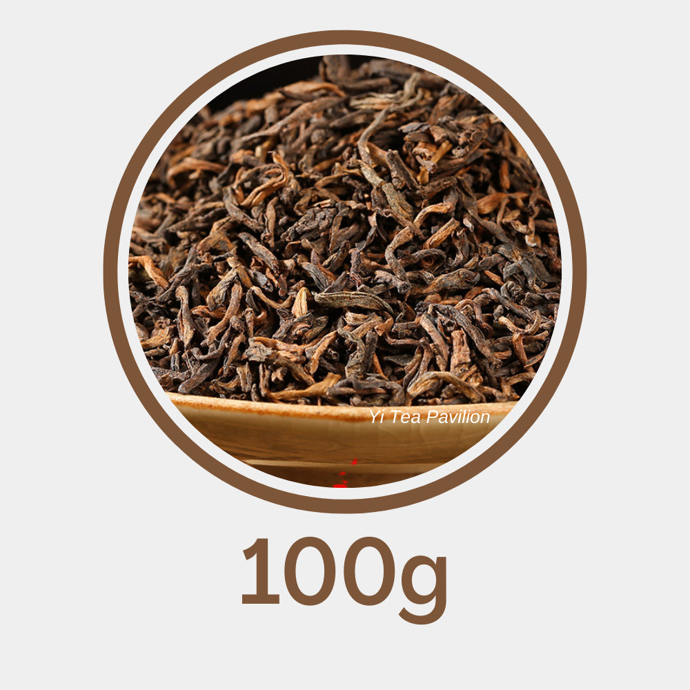 PUER LOOSE TEA LEAVES | Yunnan Menghai | Aged Pu-er | Shou Puer | Chinese Tea 云南勐海熟普洱散茶 | 100g 200g