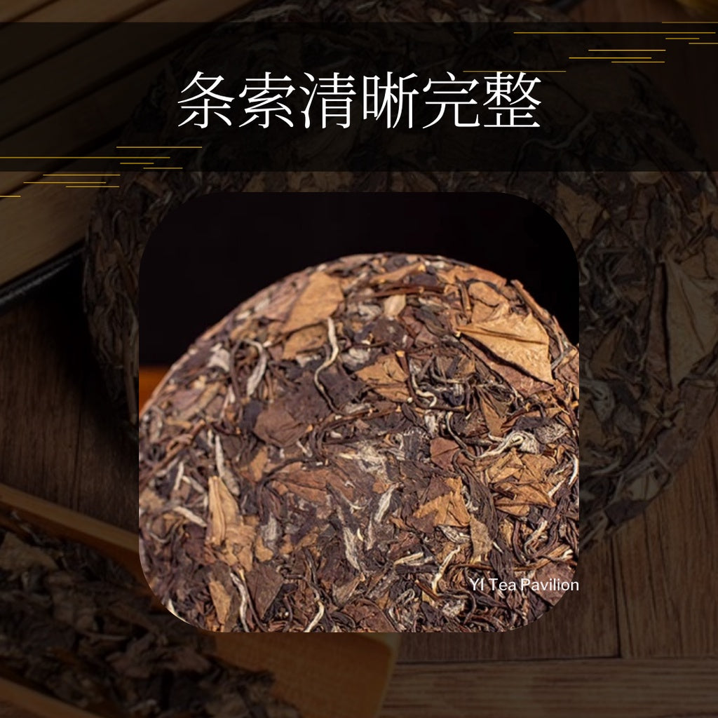 [SG Seller] 2013 FUDING GONG MEI AGED WHITE TEA CAKE 贡眉老白茶福鼎茶饼 | 350g