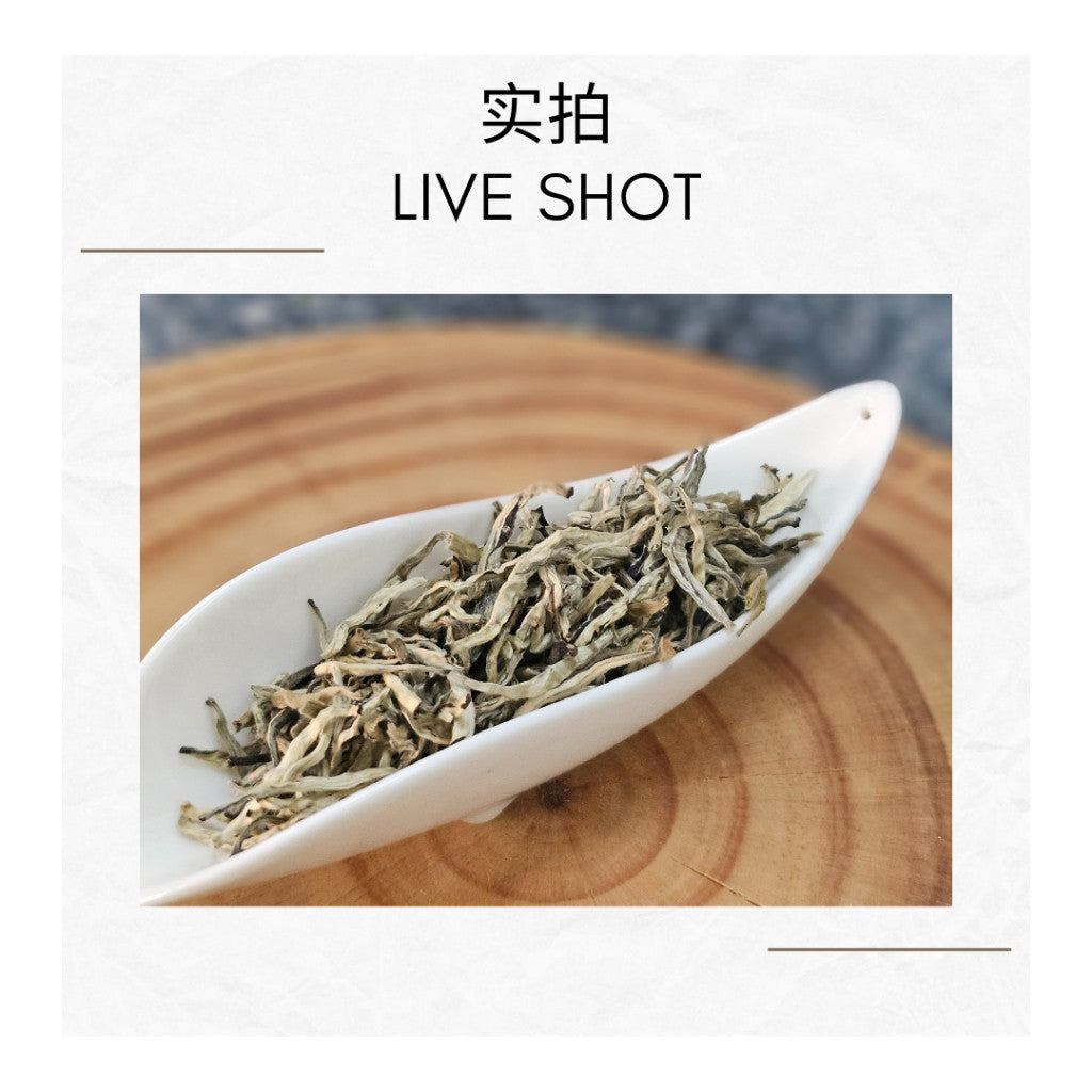 2020  Moonlight White Tea Cake | Yue Guang Bai | 100% Buds | 80g Tin | 月光白 全芽头白茶饼 | 白毫银针 | 80克罐装
