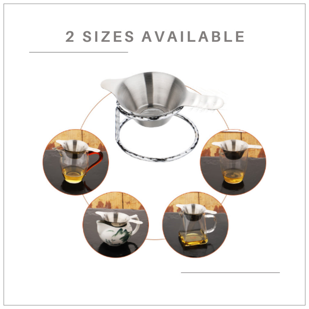 [SG Seller] Tea Strainer 304 Stainless Steel Infuser Cup Strainer Tea Filter Teaware