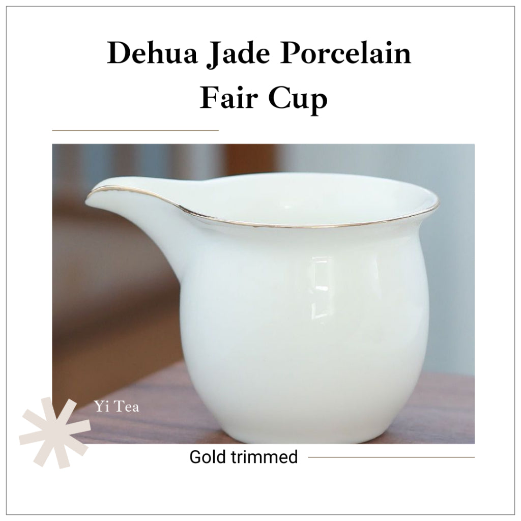 Dehua Jade Porcelain Fairness Cup Classic High-Quality White Porcelain Cup 德化羊脂白瓷公道杯 茶海 经典高质量白瓷茶具